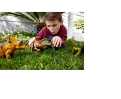 Ken Black Jurassic World Wild Roar Orkoraptor Dinosaur Toy Figure with Sound| Action Figures & Playsets