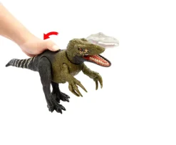 Ken Black Jurassic World Wild Roar Orkoraptor Dinosaur Toy Figure with Sound| Action Figures & Playsets