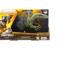 Ken Black Jurassic World Wild Roar Orkoraptor Dinosaur Toy Figure with Sound| Action Figures & Playsets