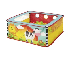 Ken Black Kid Active Zebra Pop Up Sensory Ball Pit| Baby Play