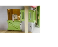 Ken Black Kids Globe 1:24 Wooden Horse Stable Set| Farm Model Vehicles & Playsets