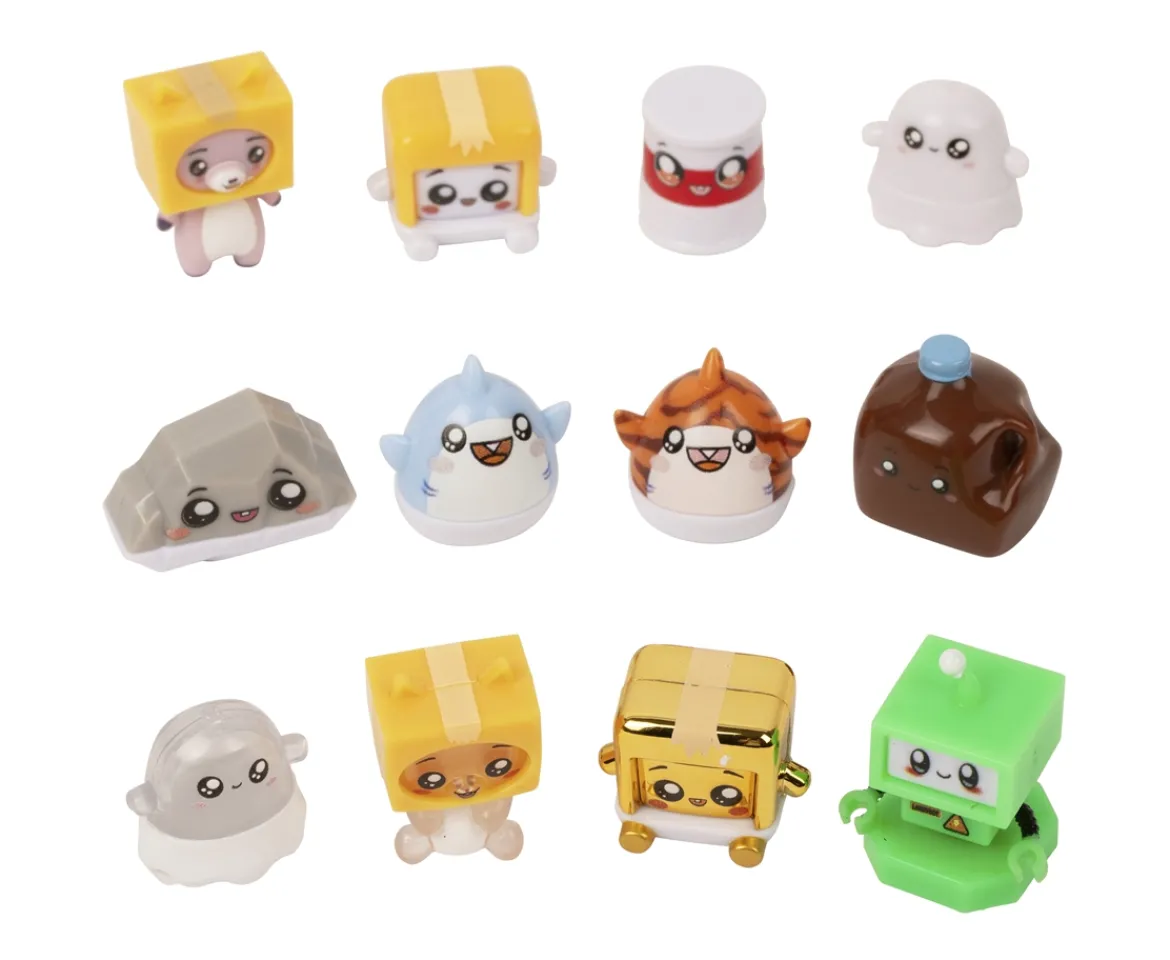 Ken Black Lankybox Mystery Micro Figures 6 Pack| Action Figures & Playsets