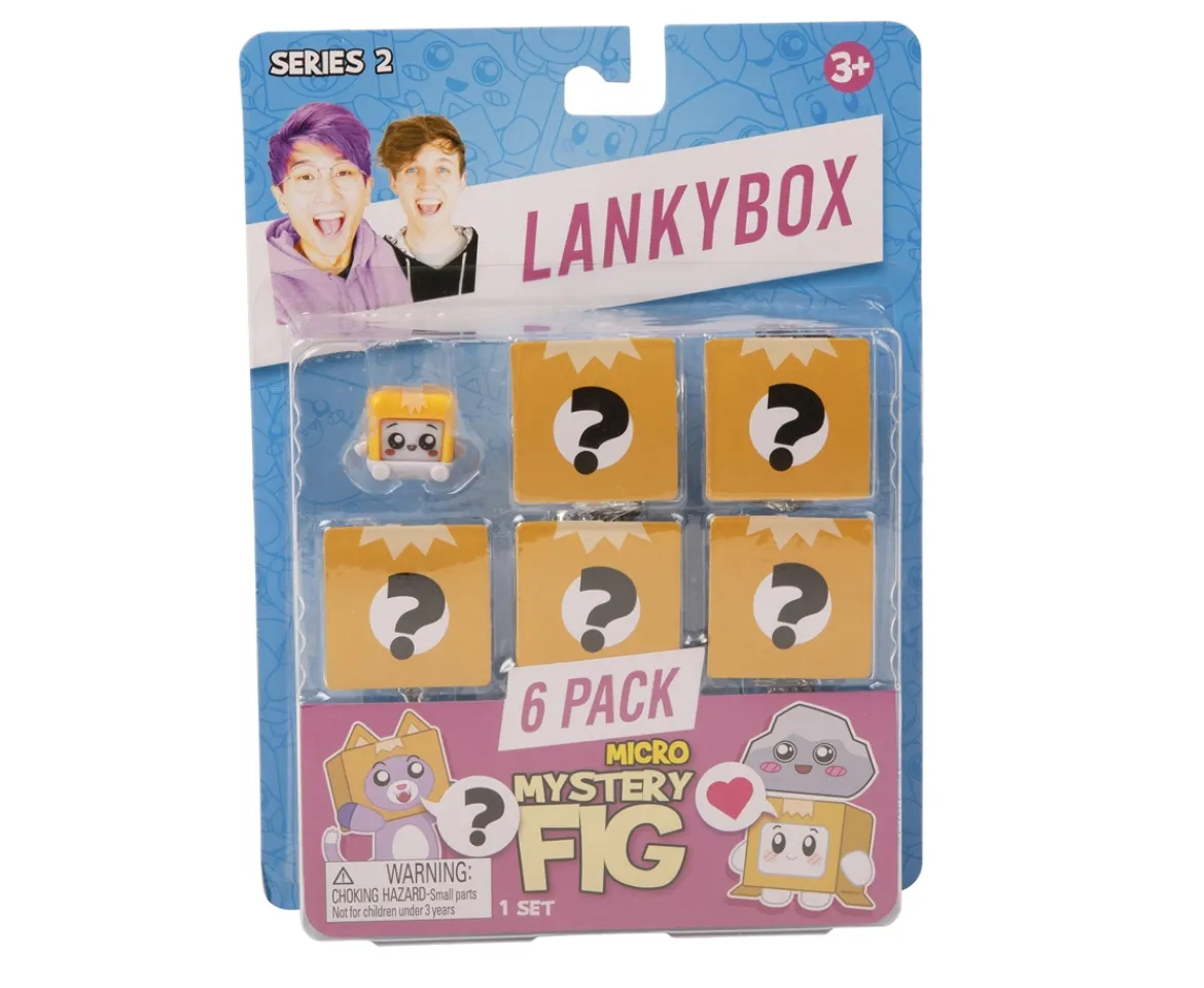 Ken Black Lankybox Mystery Micro Figures 6 Pack| Action Figures & Playsets