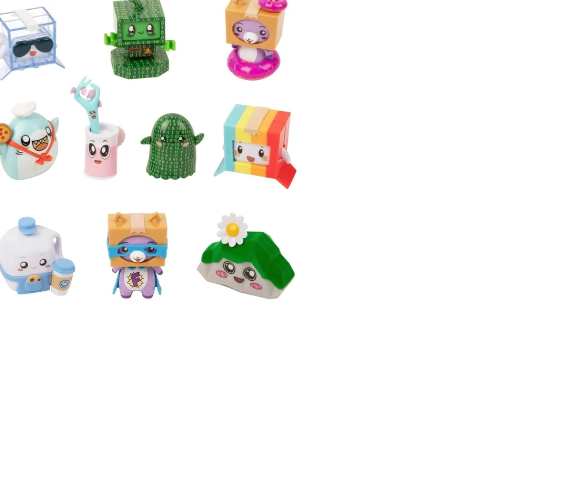 Ken Black Lankybox Series 4 Mystery Figure 6 Pack Assortment| Action Figures & Playsets