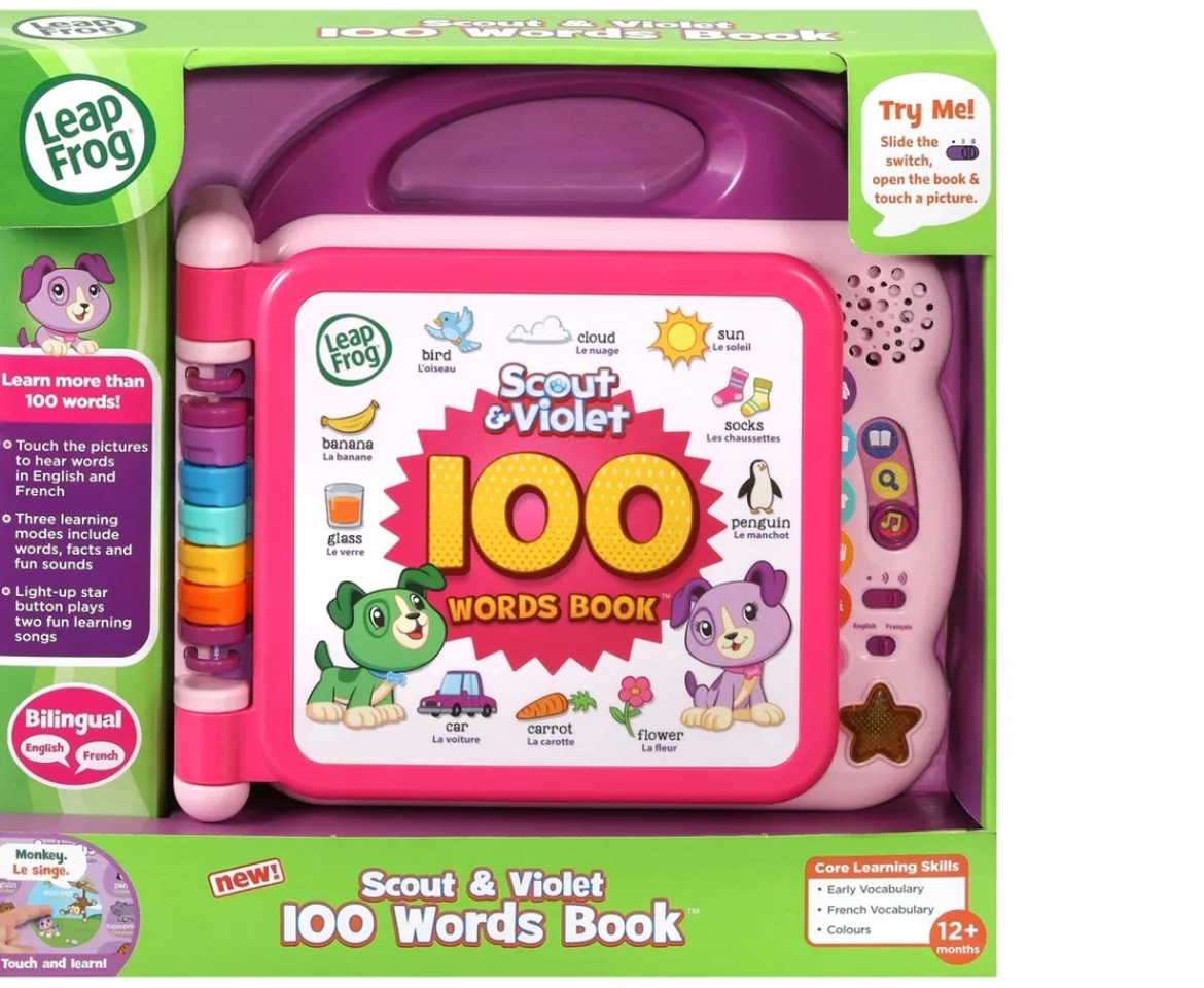 Ken Black LeapFrog® Scout & Violet: 100 Words Book™| Preschool & Electronic Learning