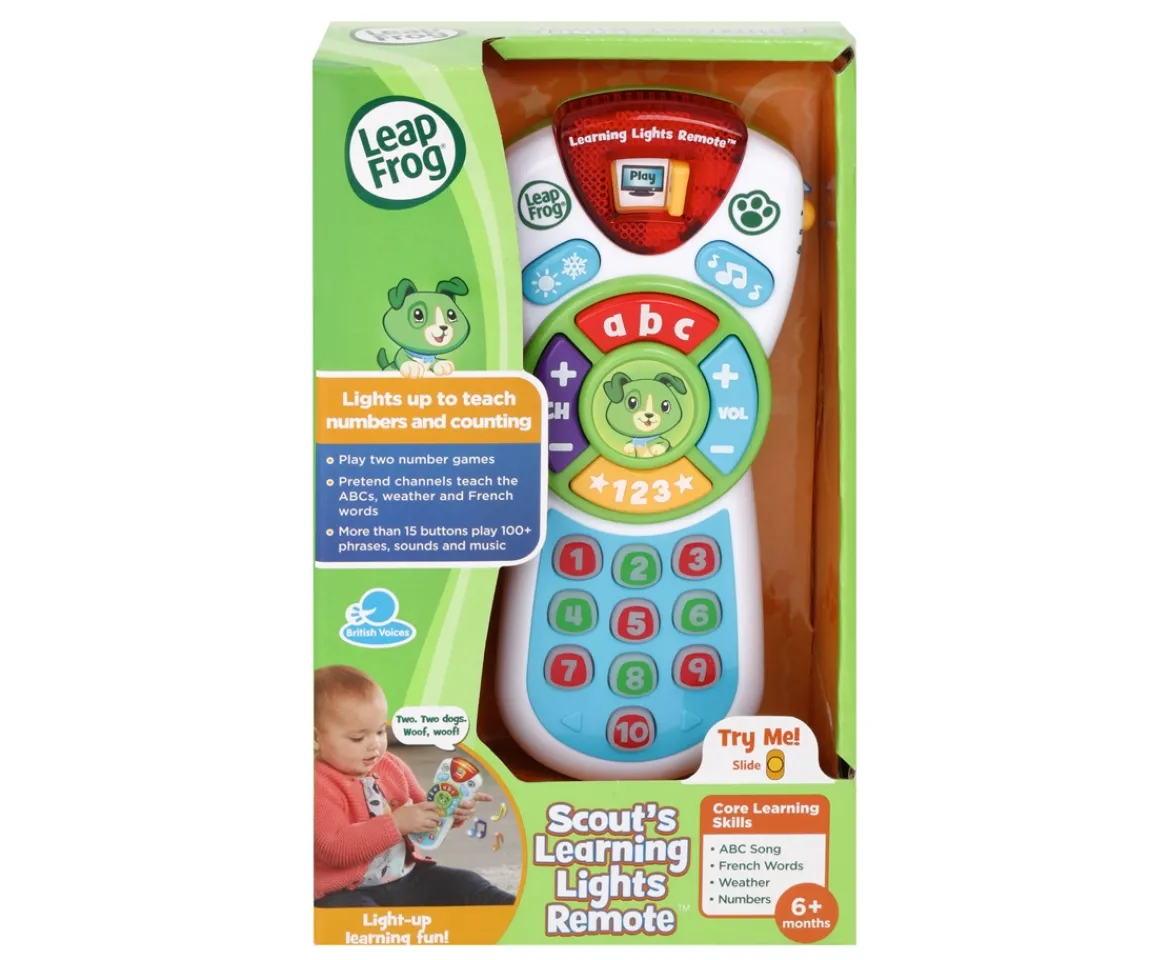 Ken Black LeapFrog® Scout's Learning Lights Remote| Preschool & Electronic Learning