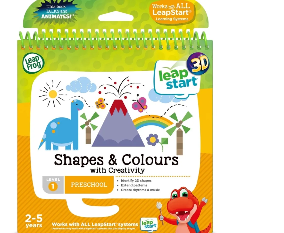 Ken Black LeapFrog Shapes and Colours Activity Book 3D| Preschool & Electronic Learning