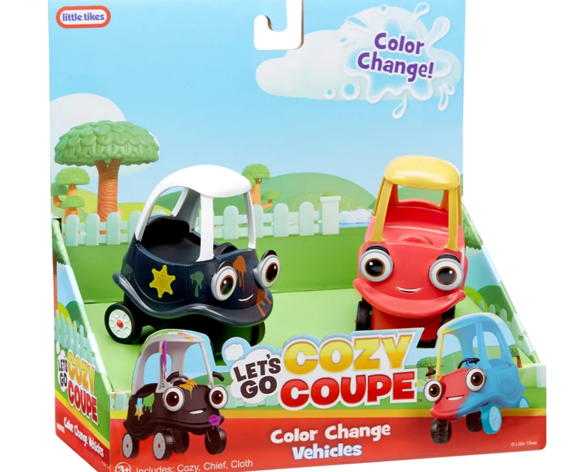 Ken Black Let’s Go Cozy Coupe™ 2pk Mini colour Change Vehicles for Tabletop or Floor Push Play Car Fun and col| Preschool & Electronic Learning