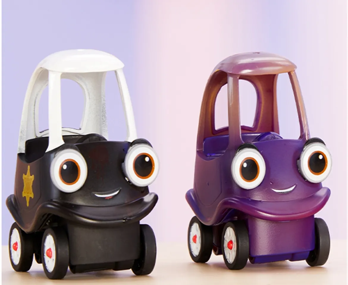 Ken Black Let’s Go Cozy Coupe™ 2pk Mini colour Change Vehicles for Tabletop or Floor Push Play Car Fun and col| Preschool & Electronic Learning