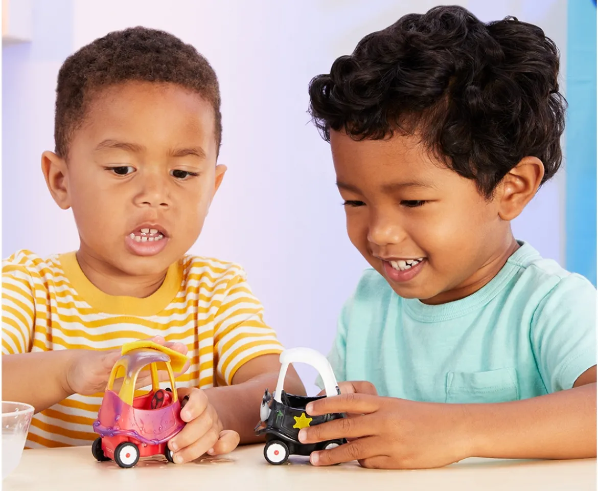 Ken Black Let’s Go Cozy Coupe™ 2pk Mini colour Change Vehicles for Tabletop or Floor Push Play Car Fun and col| Preschool & Electronic Learning