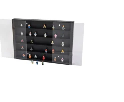 Ken Black 5-Level Minifigurine Display Case with LED Lights| LEGO