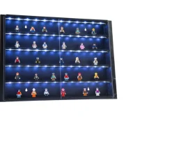 Ken Black 5-Level Minifigurine Display Case with LED Lights| LEGO