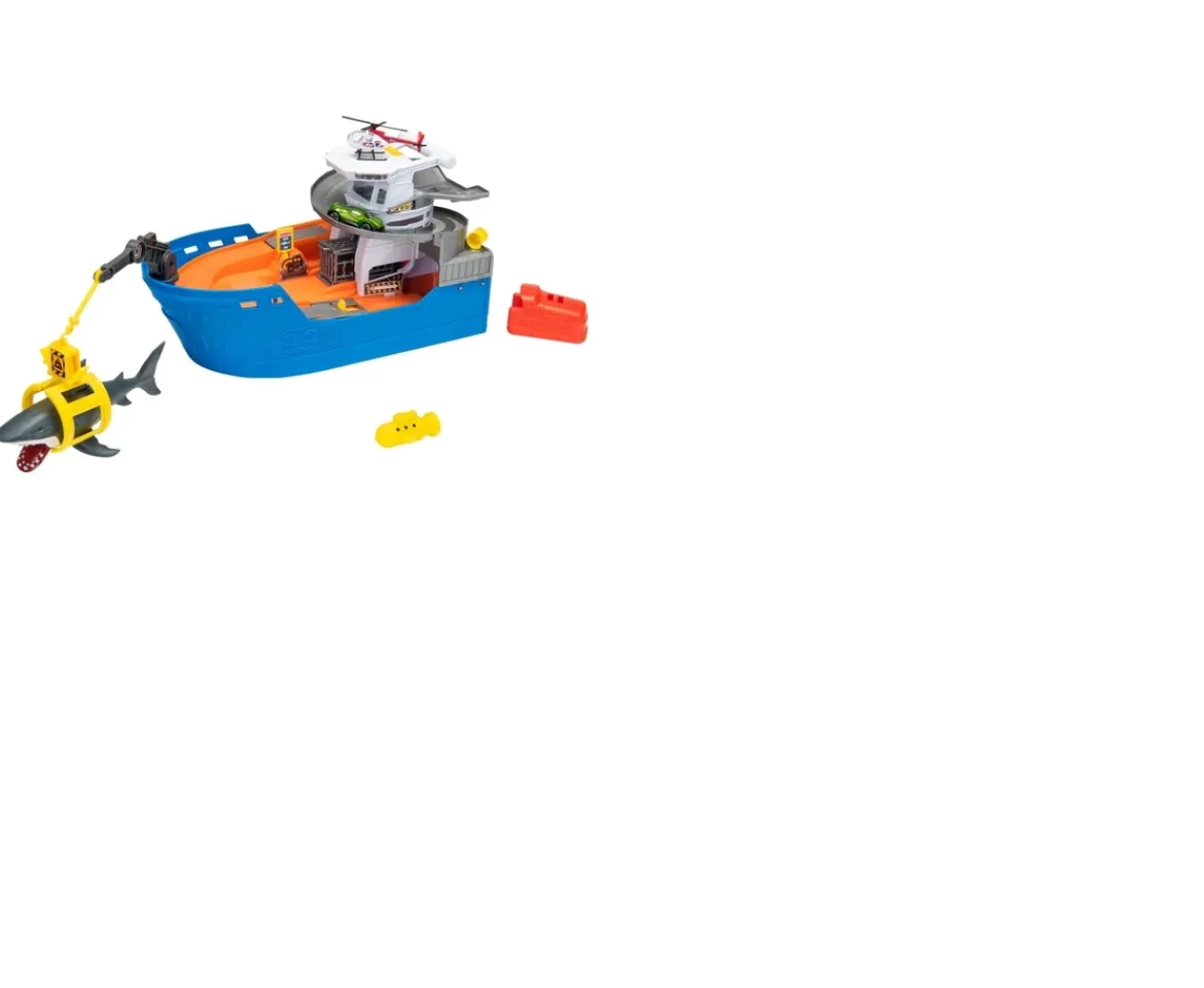 Ken Black Light and Sound Shark Attack Boat Playset| Preschool & Electronic Learning