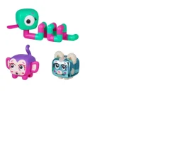 Ken Black Little Live Pets - Squirkies: 3 Pack: Metallic Clickety Cat| Interactive Toys