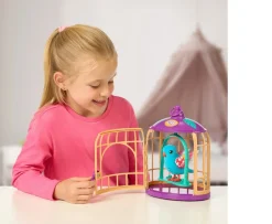 Ken Black Little Live Pets Lil' Bird & Cage - Jungle Series Pango| Interactive Toys