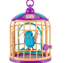 Ken Black Little Live Pets Lil' Bird & Cage - Jungle Series Pango| Interactive Toys