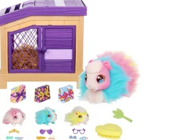 Ken Black Little Live Pets Mama Surprise Guinea Pigs Rainbow Edition| Interactive Toys