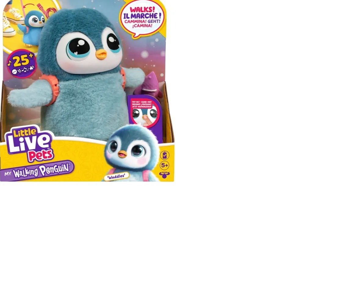 Ken Black Little Live Pets My Walking Penguin Waddles| Interactive Toys