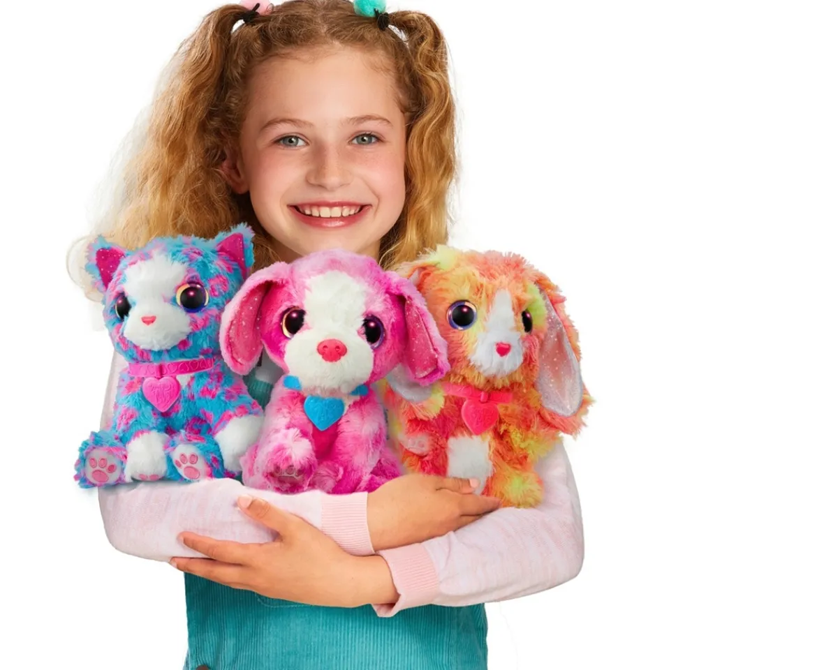 Ken Black Little Live Pets Scruff-A-Luvs: Neon Pet Kit Assortment| Interactive Toys