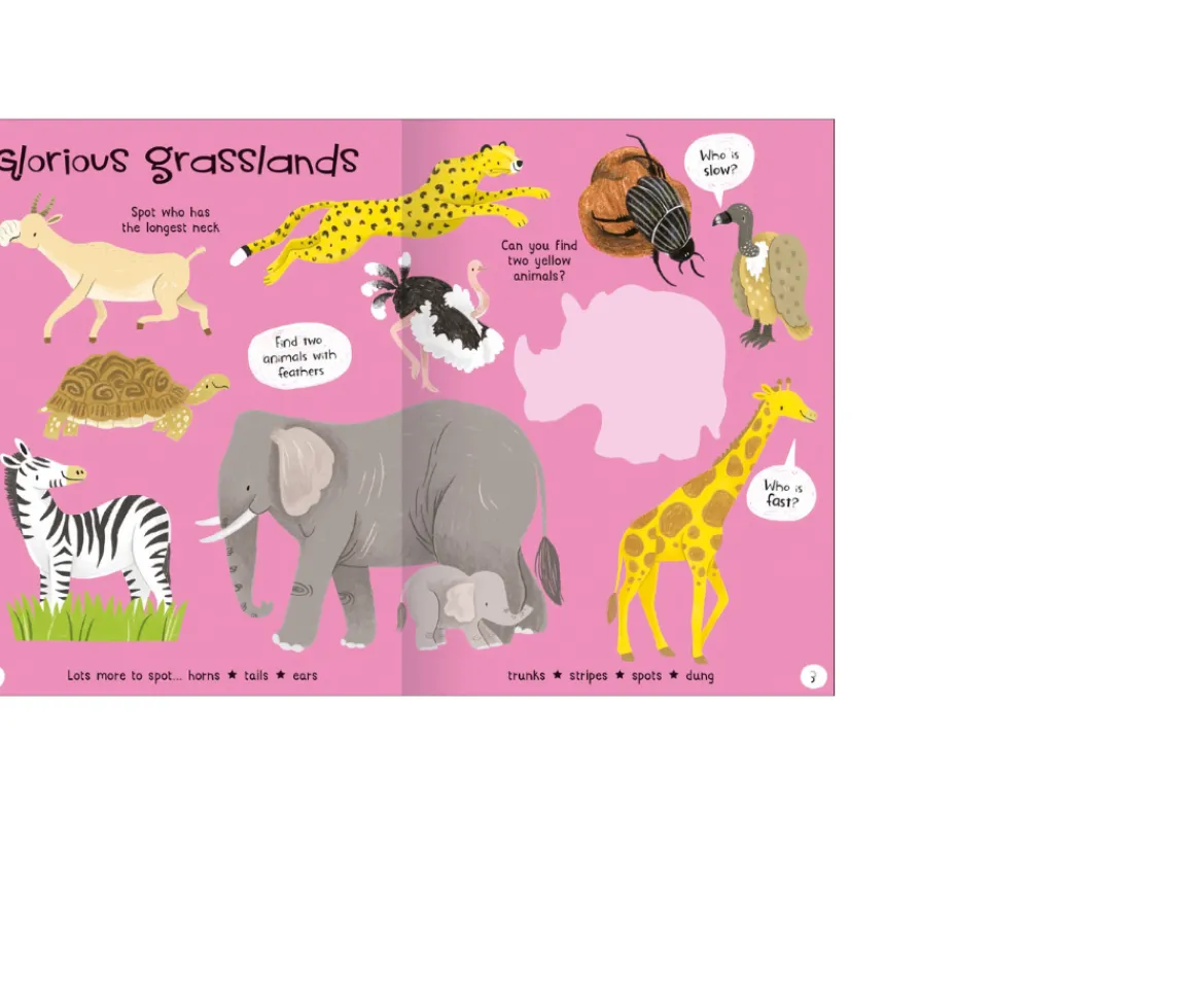 Ken Black Lots to Spot: Animals! Sticker Book| Books