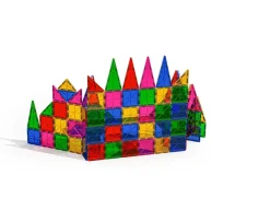 Ken Black Magnetic Tiles 100-Piece Building Set| Building & Vehicle Toys
