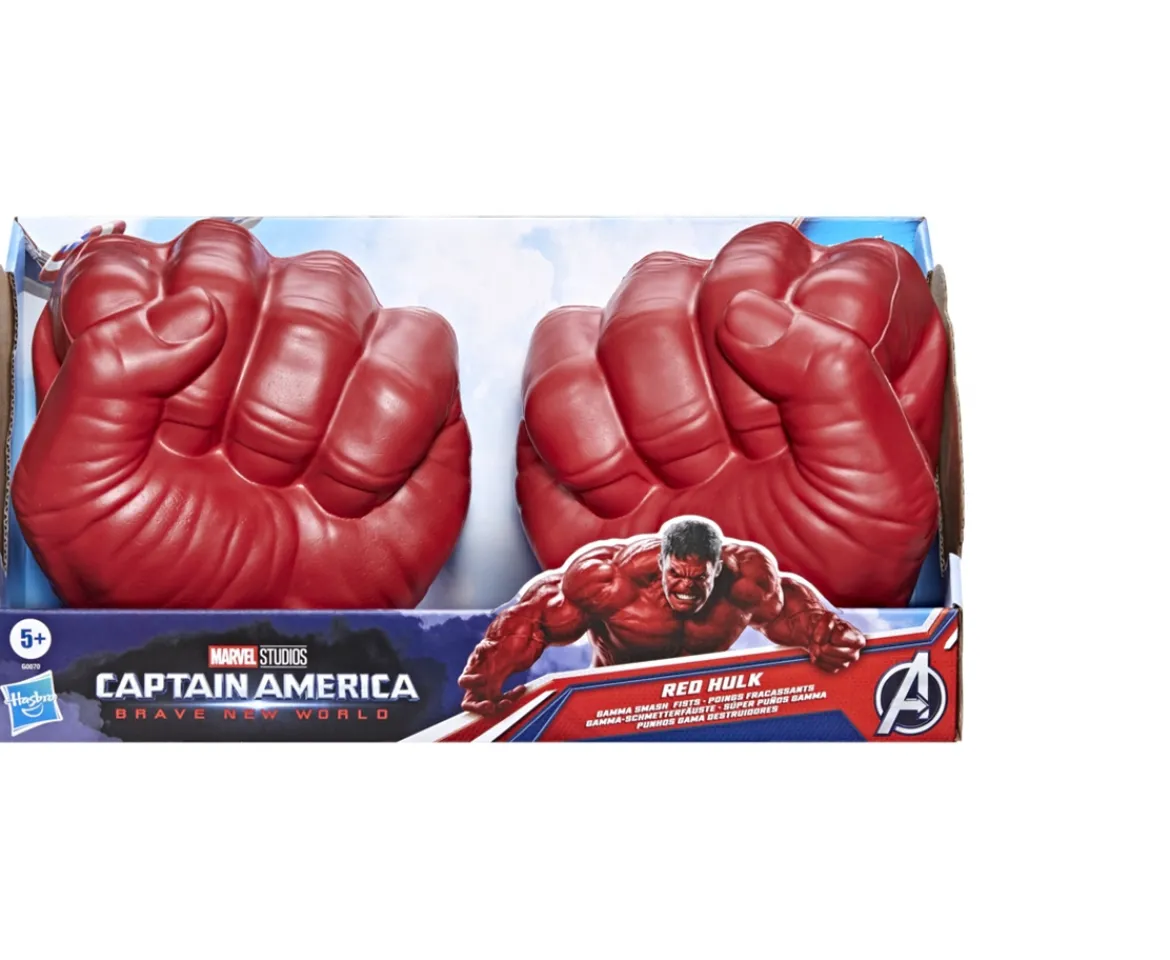 Ken Black Marvel Avengers Captain America: Brave New World Red Hulk Gamma Smash Fists| Action Figures & Playsets