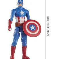 Ken Black Marvel Avengers Titan Hero Captain America| Action Figures & Playsets