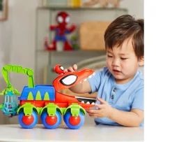 Ken Black Marvel Spidey and His Amazing Friends Dino-Webs Crawler| Action Figures & Playsets