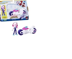 Ken Black Marvel Spidey and His Amazing Friends Figure with Motorcycle Assortment| Action Figures & Playsets