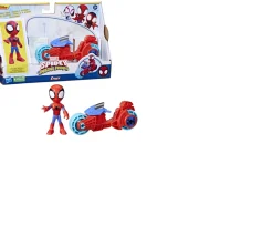 Ken Black Marvel Spidey and His Amazing Friends Figure with Motorcycle Assortment| Action Figures & Playsets