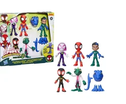 Ken Black Marvel Spidey and His Amazing Friends Dino-Webs, Dino Heroes & Lizard Set| Action Figures & Playsets