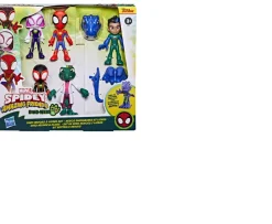 Ken Black Marvel Spidey and His Amazing Friends Dino-Webs, Dino Heroes & Lizard Set| Action Figures & Playsets