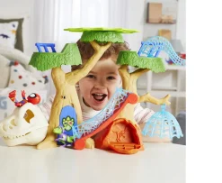 Ken Black Marvel Spidey and His Amazing Friends Dino-Webs Treehouse| Preschool & Electronic Learning