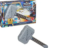 Ken Black Marvel Studios’ Thor: Love and Thunder Mighty FX Mjolnir Electronic Hammer| Action Figures & Playsets