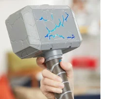 Ken Black Marvel Studios’ Thor: Love and Thunder Mighty FX Mjolnir Electronic Hammer| Action Figures & Playsets
