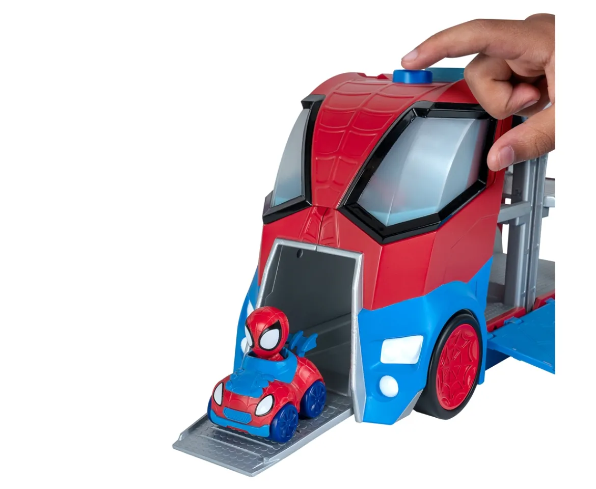 Ken Black Marvel's Spidey and his Amazing Friends Spidey Transporter| Action Figures & Playsets