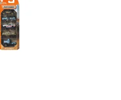 Ken Black Matchbox 5 Pack Car Assortment| Building & Vehicle Toys