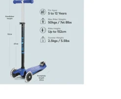Ken Black Maxi Micro Plus Scooter Blue| Scooters