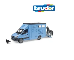 Ken Black Mb Sprinter Animal Transporter W/1 Horse| Bruder|Farm Model Vehicles & Playsets