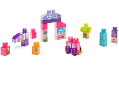 Ken Black Mega Bloks Build 'n Learn Table Pink| Building & Vehicle Toys