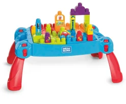 Ken Black Mega Bloks Build'n Learn Table| Building & Vehicle Toys