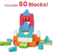 Ken Black Mega Bloks First Builders Big Building Bag Pink| Building & Vehicle Toys