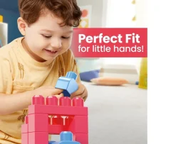 Ken Black Mega Bloks First Builders Big Building Bag Pink| Building & Vehicle Toys