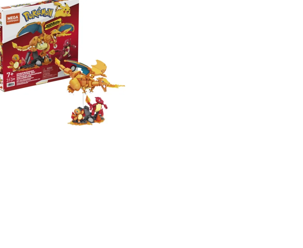 Ken Black Mega Construx Pokemon Charmander| Action Figures & Playsets