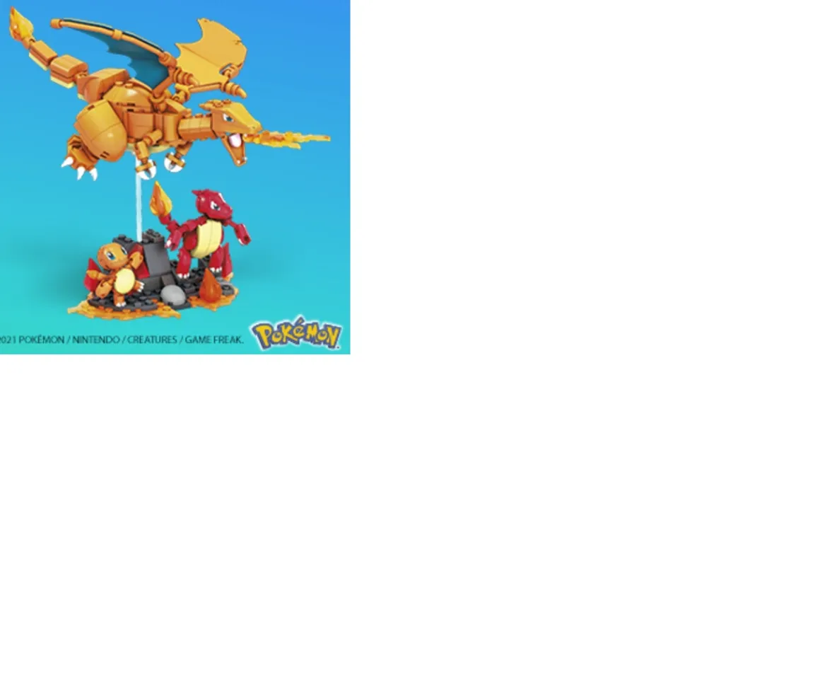 Ken Black Mega Construx Pokemon Charmander| Action Figures & Playsets