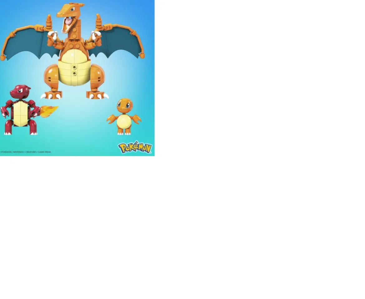 Ken Black Mega Construx Pokemon Charmander| Action Figures & Playsets