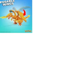 Ken Black Mega Construx Pokemon Charmander| Action Figures & Playsets