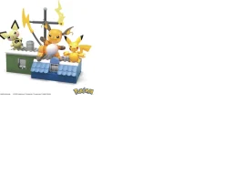 Ken Black Mega Construx Pokemon Style Picachu Evolution Set| Building & Vehicle Toys