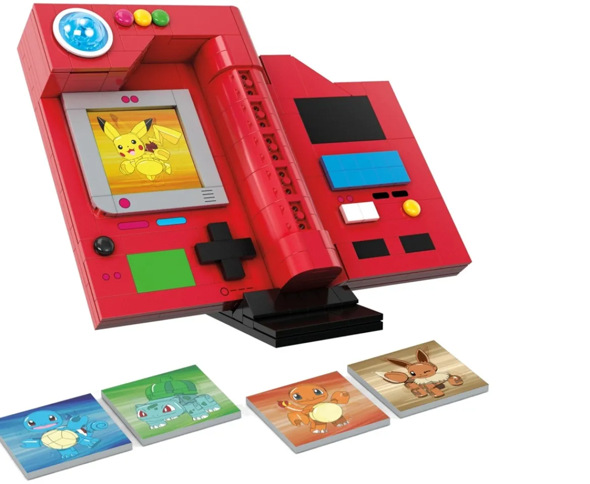 Ken Black Mega Pokémon Kanto Region Pokédex Set| Action Figures & Playsets