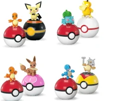 Ken Black Mega Pokémon Poké Ball 2-Ball Pack Collection Assortment| Building & Vehicle Toys